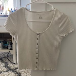 American eagle extra small white top